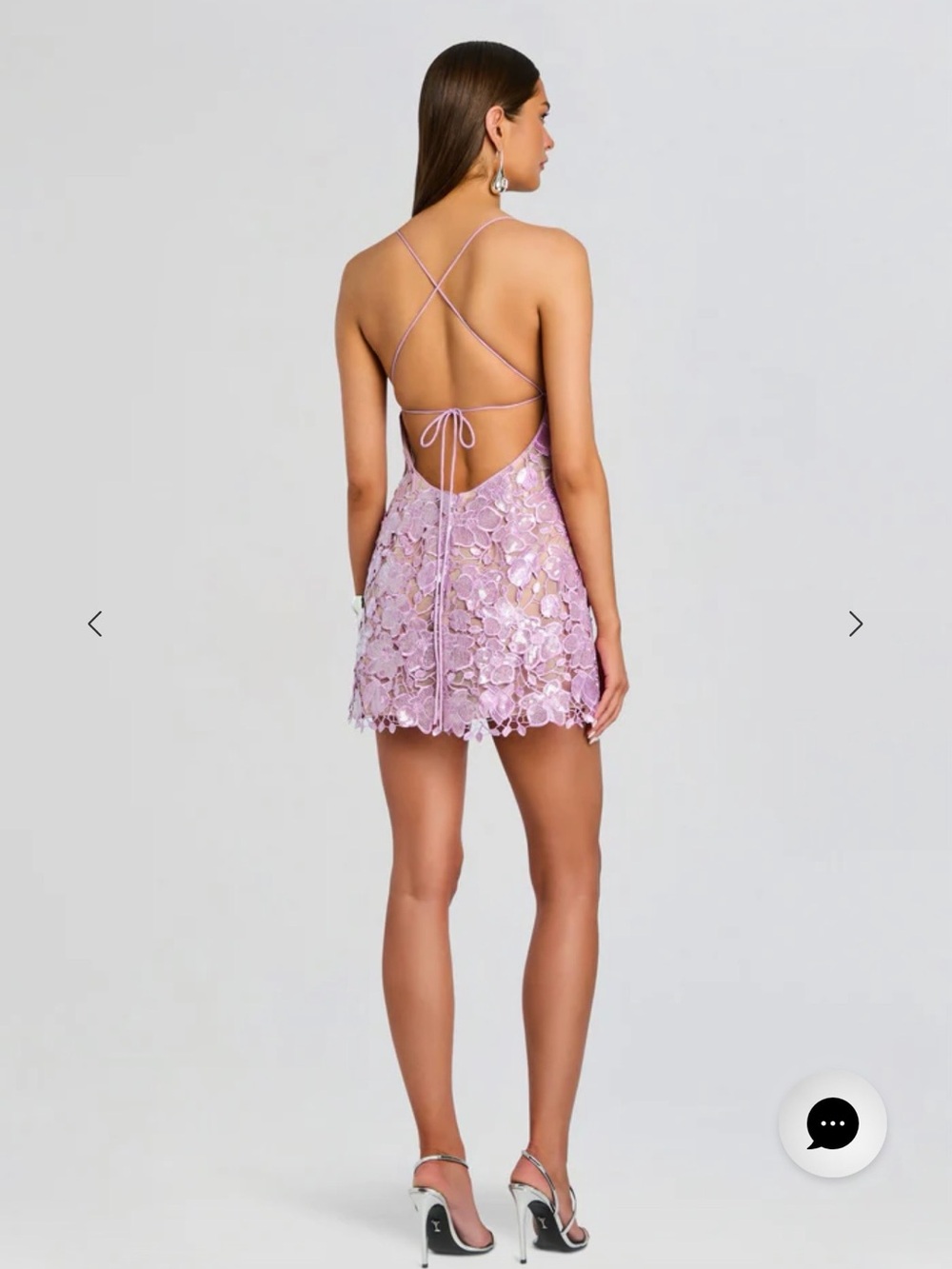 Retrofete KAMALA SEQUIN LACE DRESS - Picture 4 of 5